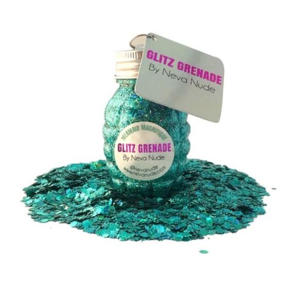 🦋B2G1🦋NEVA NUDE Cosmetic Glitter Glitz Grenade In Aloe Gel | MERMAID MAGNIFIQUE - Picture 4 of 6